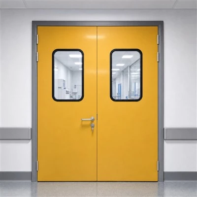 Porte In Acciaio Con Finestre In Vetro